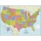 RoomMates Dry Erase US Map Peel & Stick Wall Decal